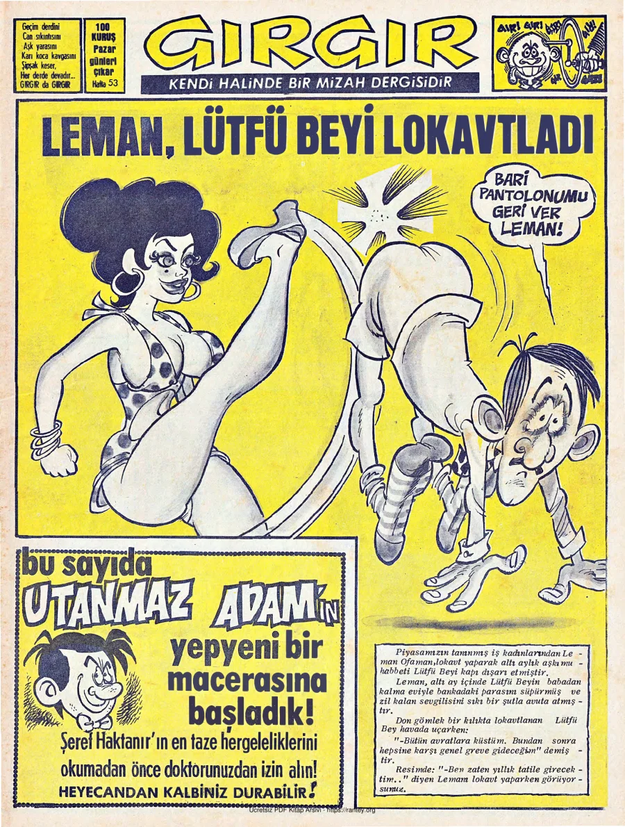 GırGır 1973 Sayı 053 kapak görseli