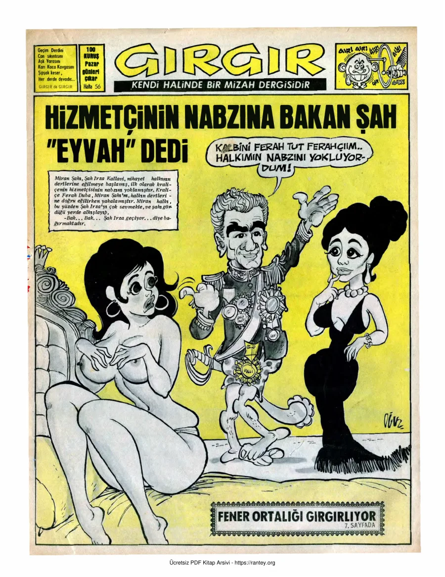 GırGır 1973 Sayı 056 kapak görseli