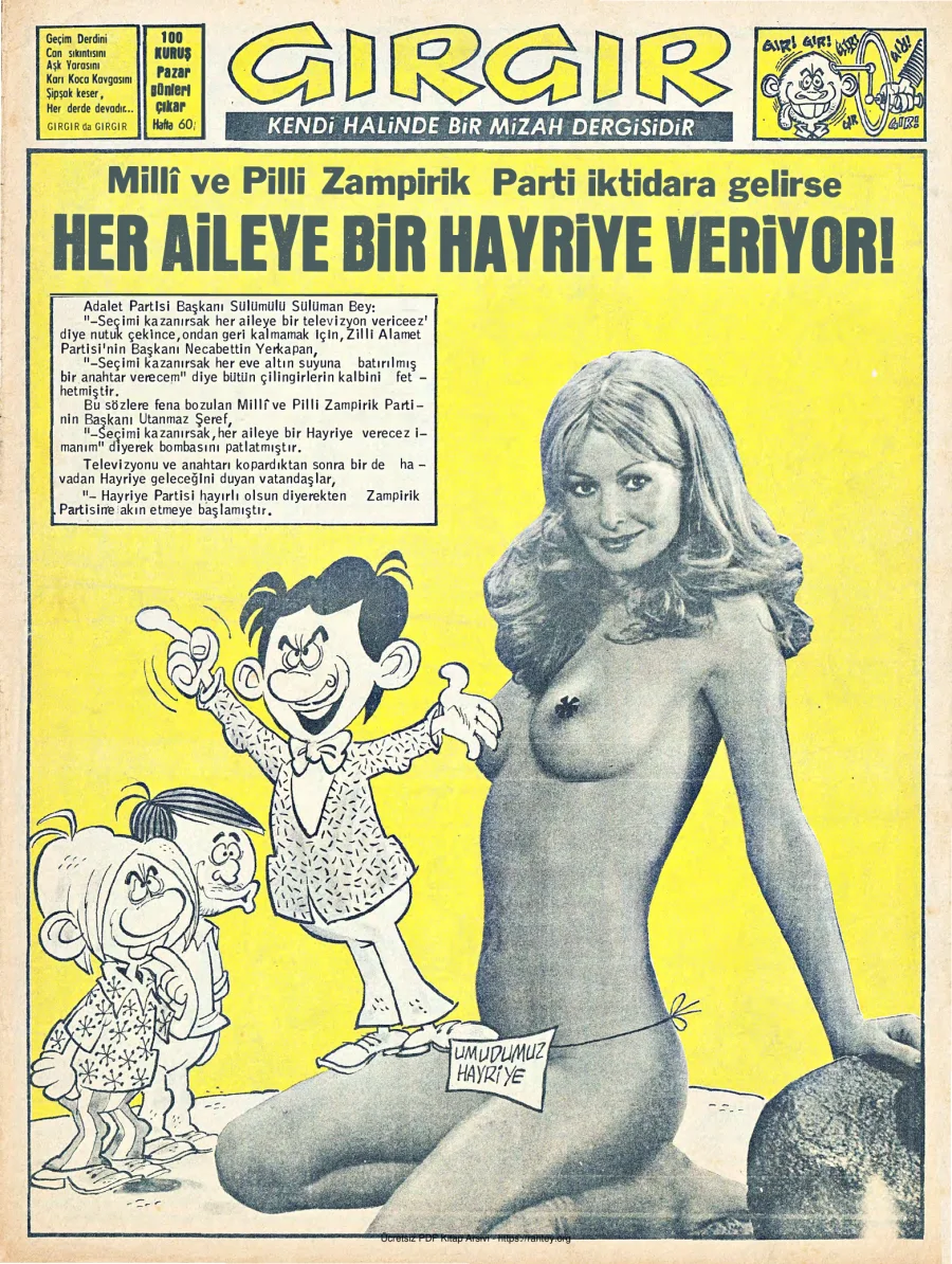 GırGır 1973 Sayı 060 kapak görseli