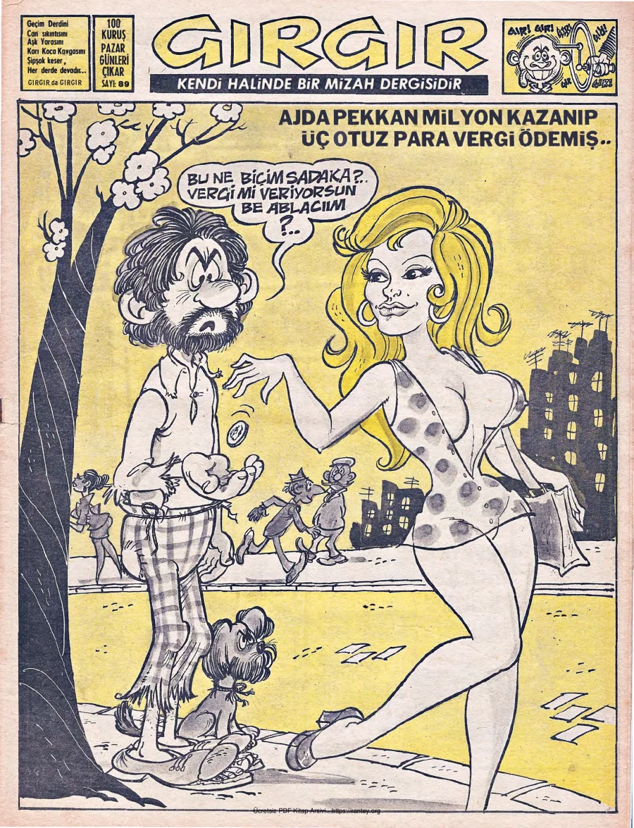 GırGır 1974 Sayı 089 kapak görseli