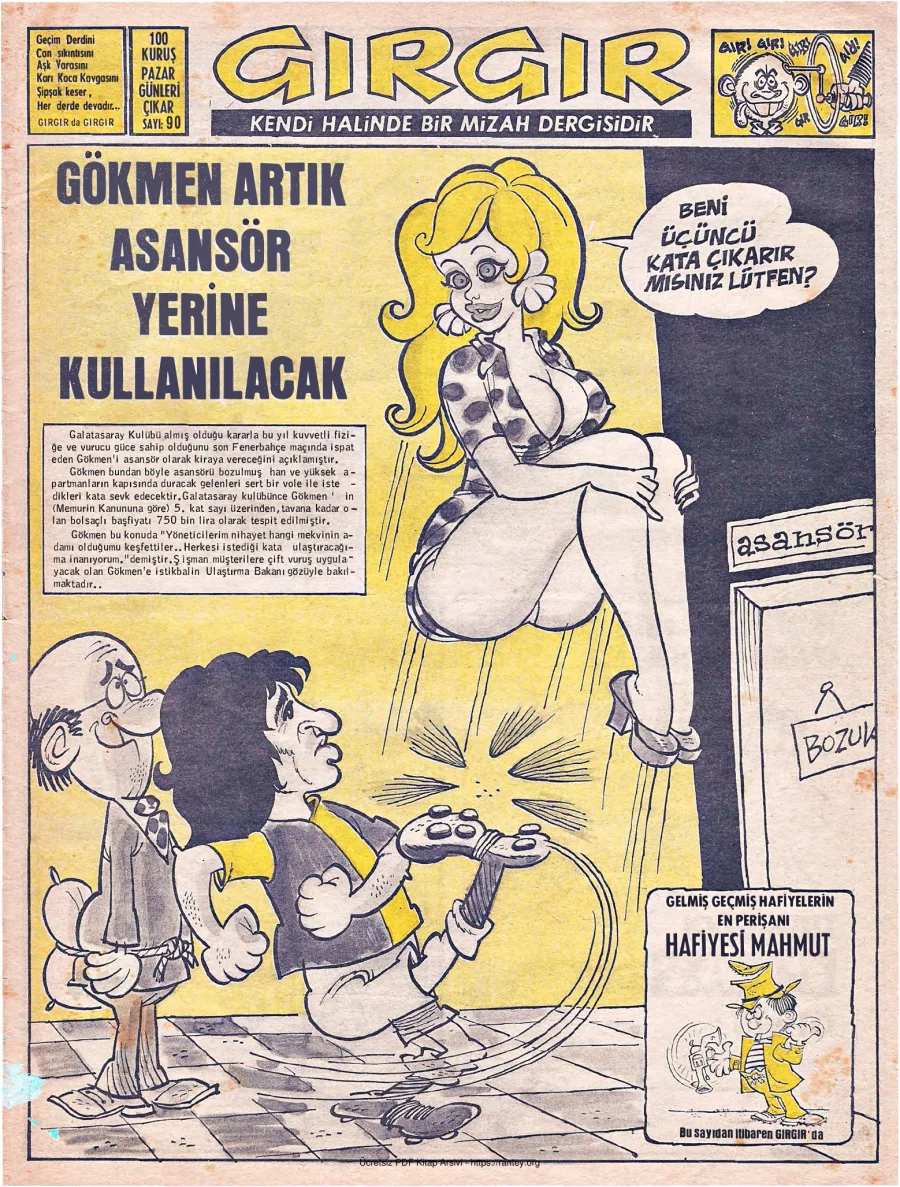 GırGır 1974 Sayı 090 kapak görseli