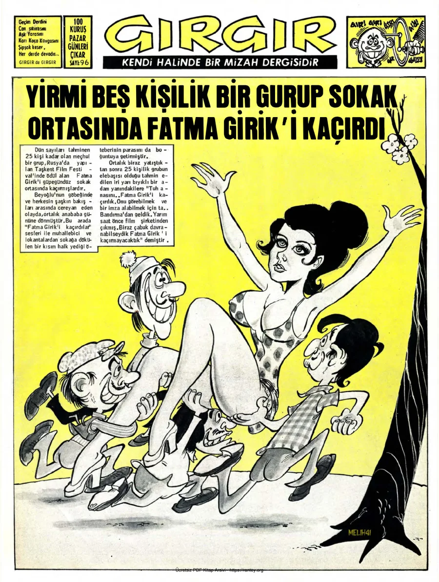 GırGır 1974 Sayı 096 kapak görseli