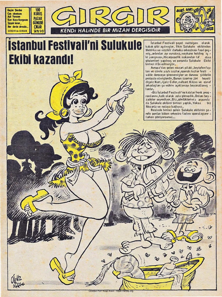 GırGır 1974 Sayı 098 kapak görseli