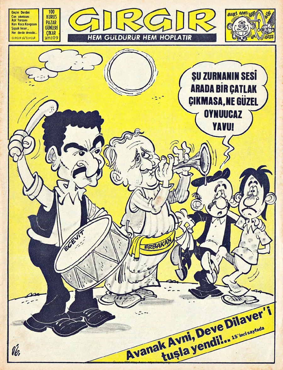 GırGır 1974 Sayı 109 kapak görseli
