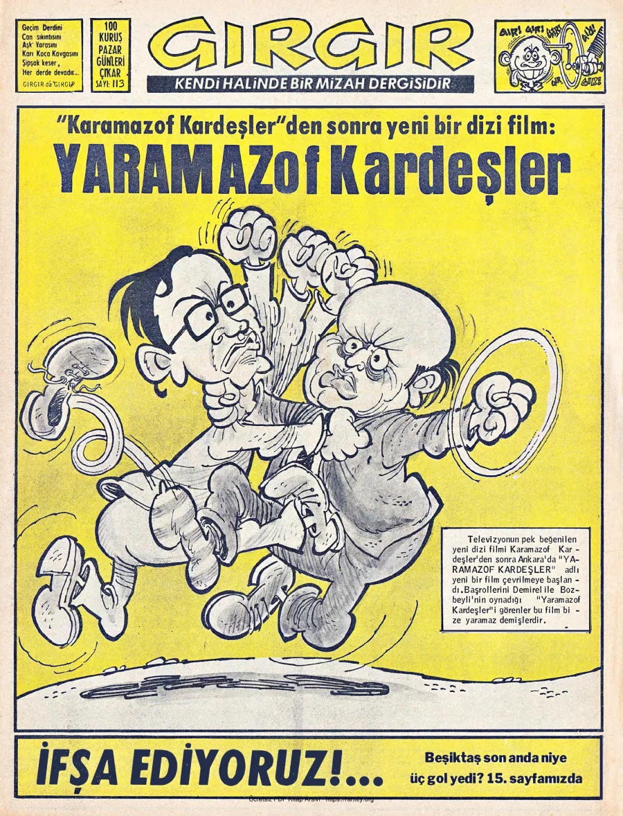 GırGır 1974 Sayı 113 kapak görseli