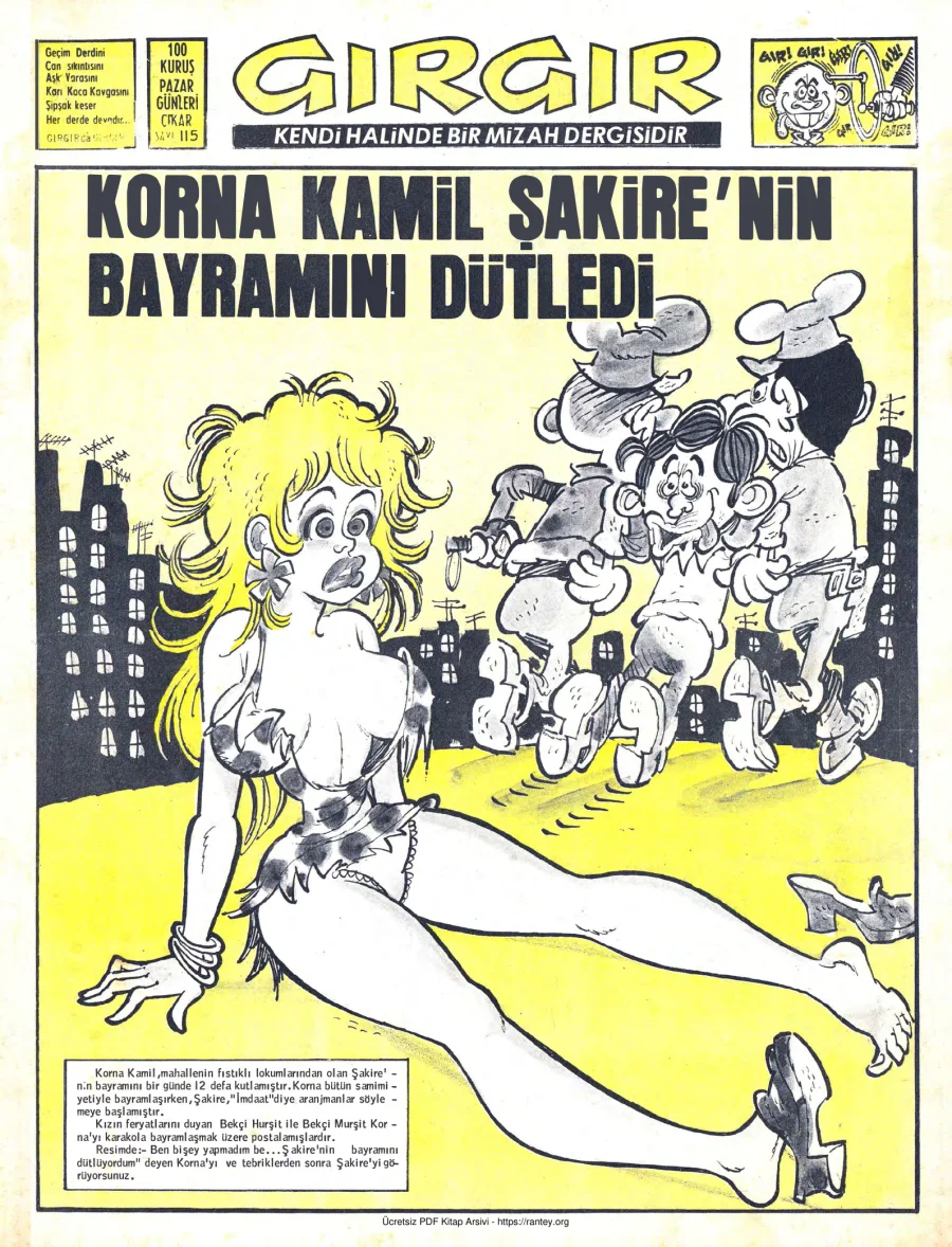 GırGır 1974 Sayı 115 kapak görseli