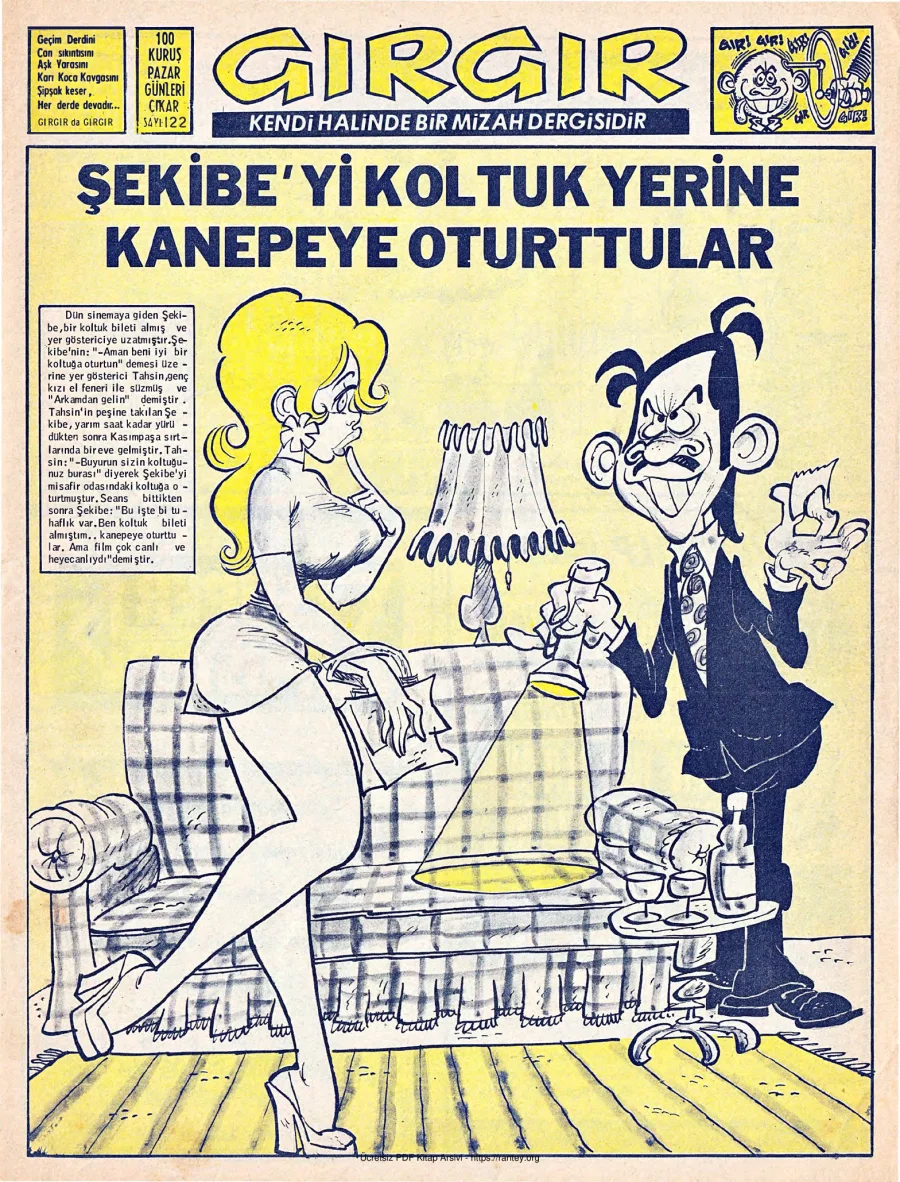 GırGır 1974 Sayı 122 kapak görseli