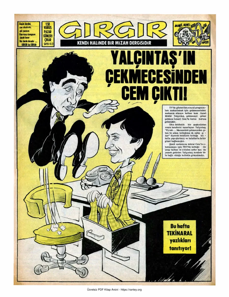 GırGır 1975 Sayı 148 kapak görseli
