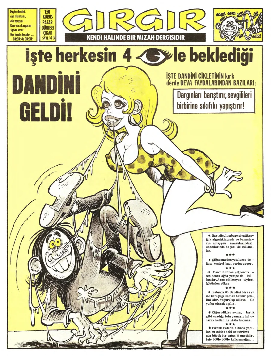 GırGır 1975 Sayı 149 kapak görseli