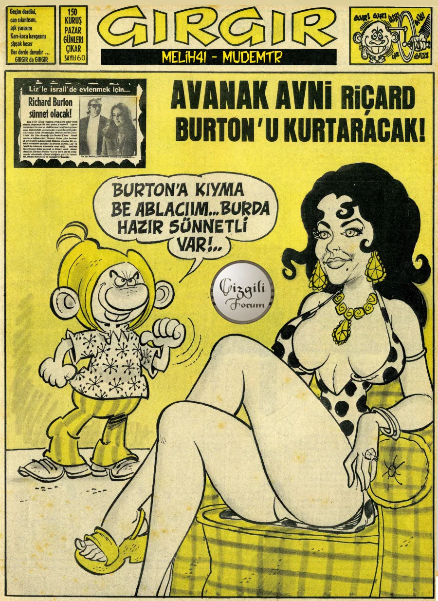 GırGır 1975 Sayı 160 kapak görseli