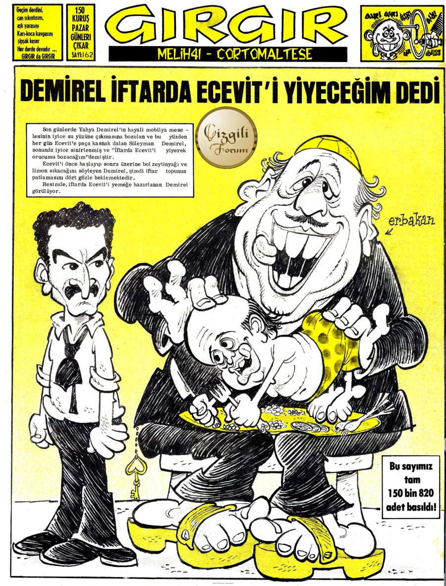 GırGır 1975 Sayı 162 kapak görseli