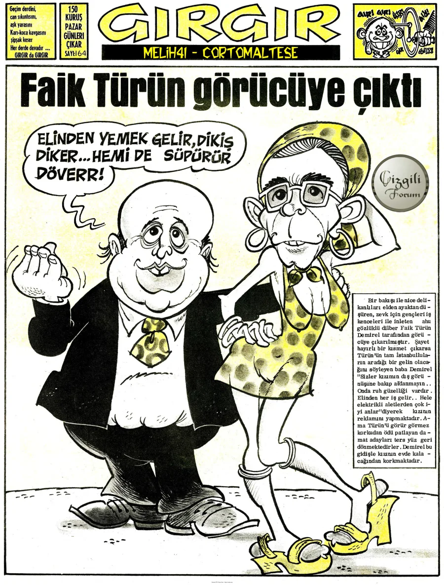 GırGır 1975 Sayı 164 kapak görseli