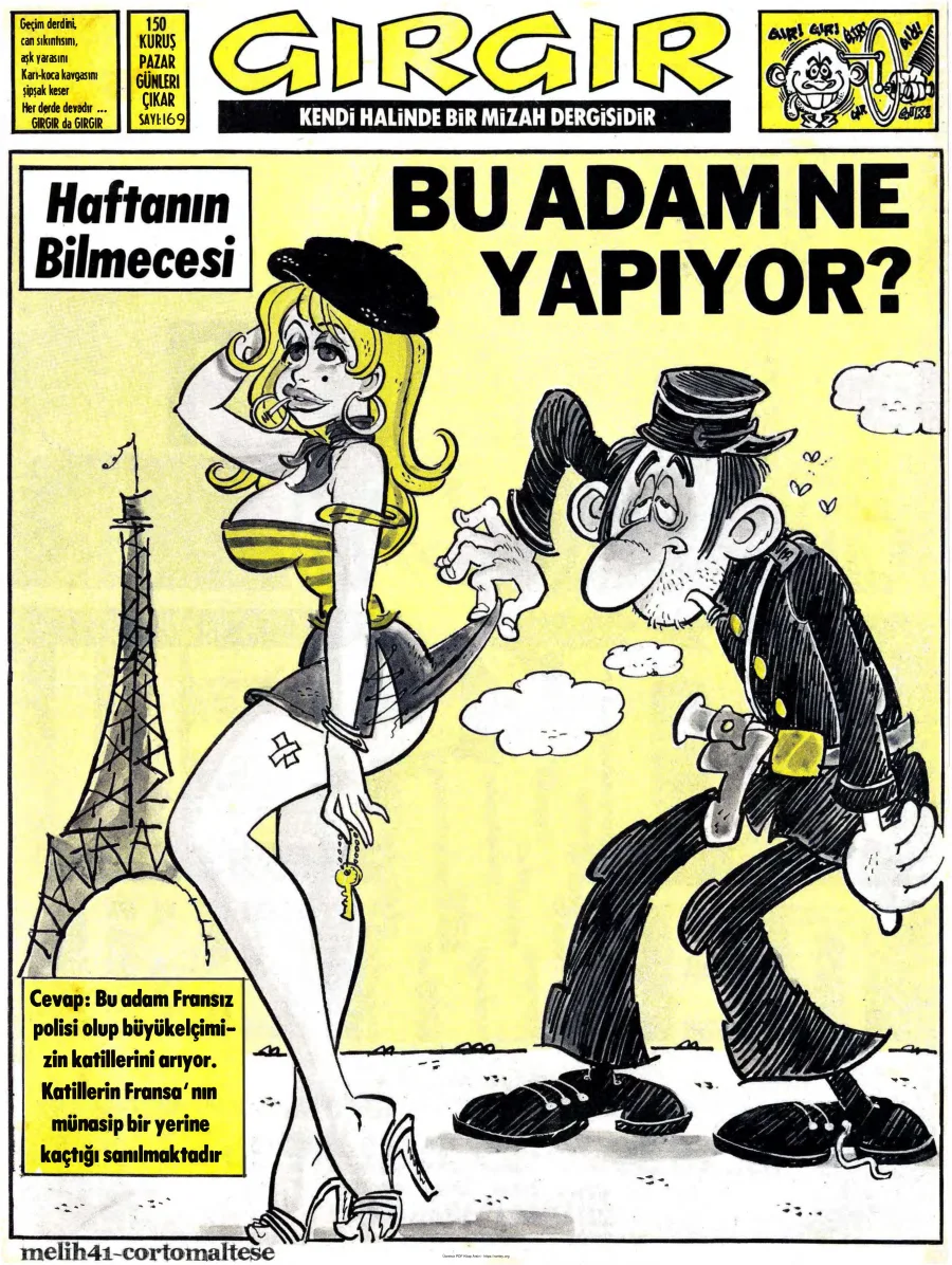 GırGır 1975 Sayı 169 kapak görseli