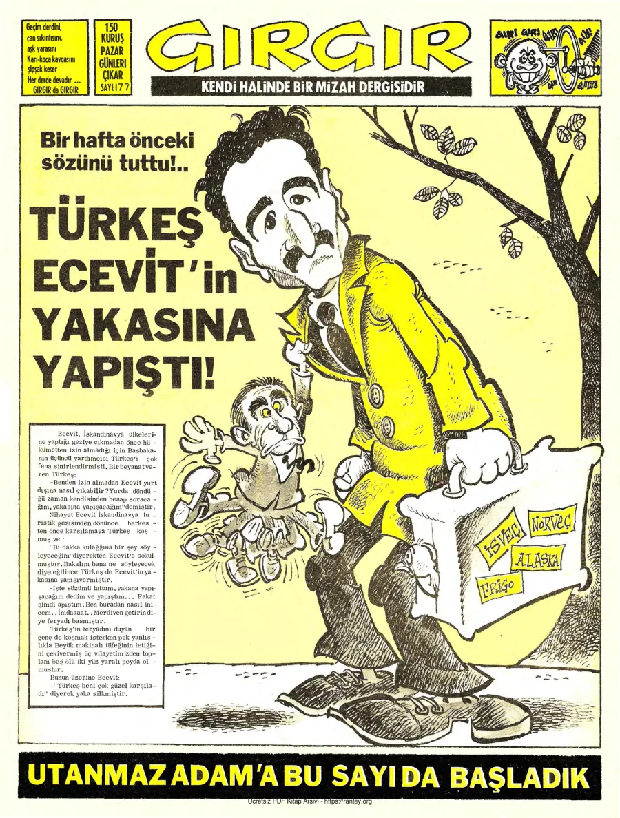 GırGır 1975 Sayı 177 kapak görseli