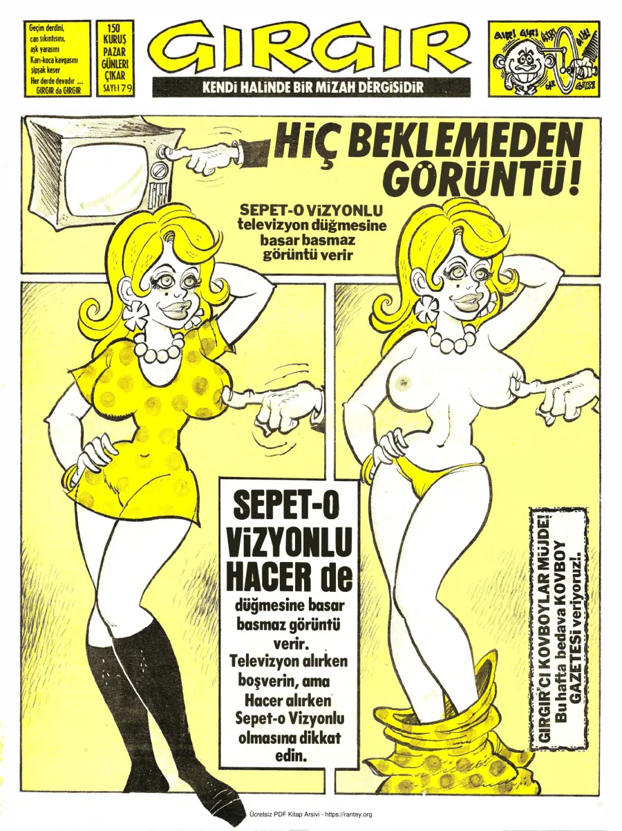 GırGır 1976 Sayı 179 kapak görseli