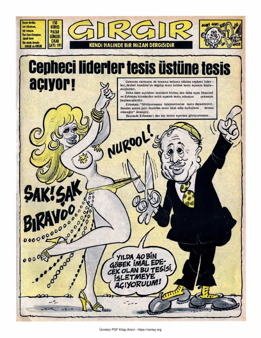 GırGır 1976 Sayı 191 kapak görseli