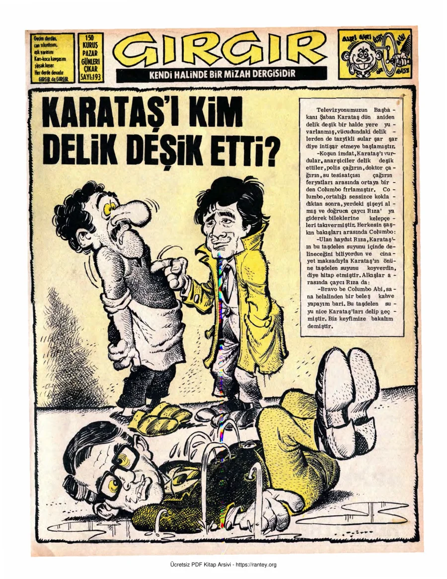 GırGır 1976 Sayı 193 kapak görseli