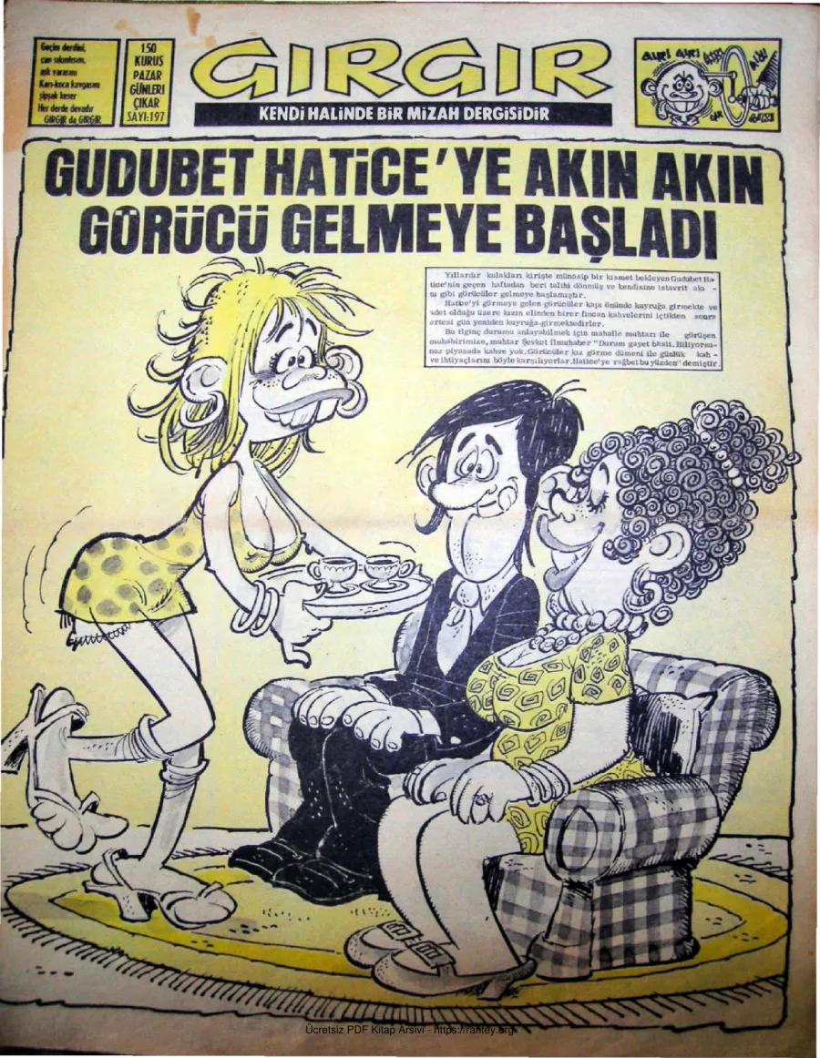 GırGır 1976 Sayı 197 kapak görseli