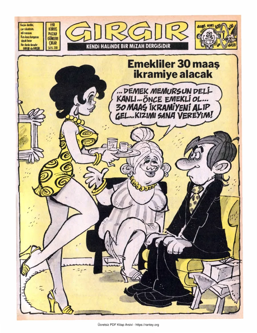 GırGır 1976 Sayı 200 kapak görseli
