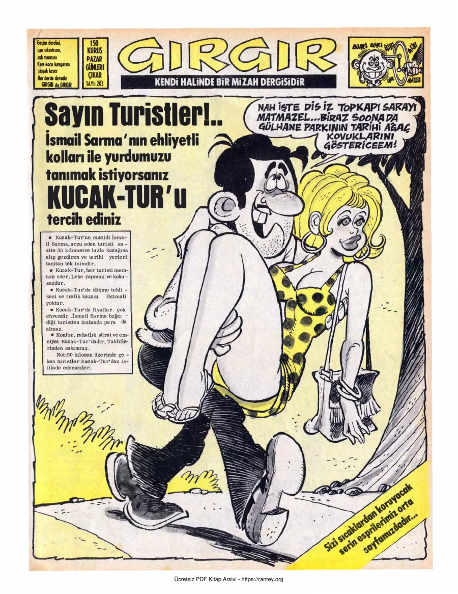 GırGır 1976 Sayı 203 kapak görseli