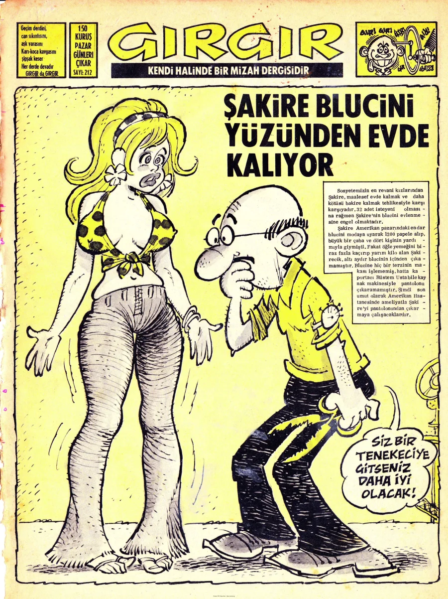 GırGır 1976 Sayı 212 kapak görseli