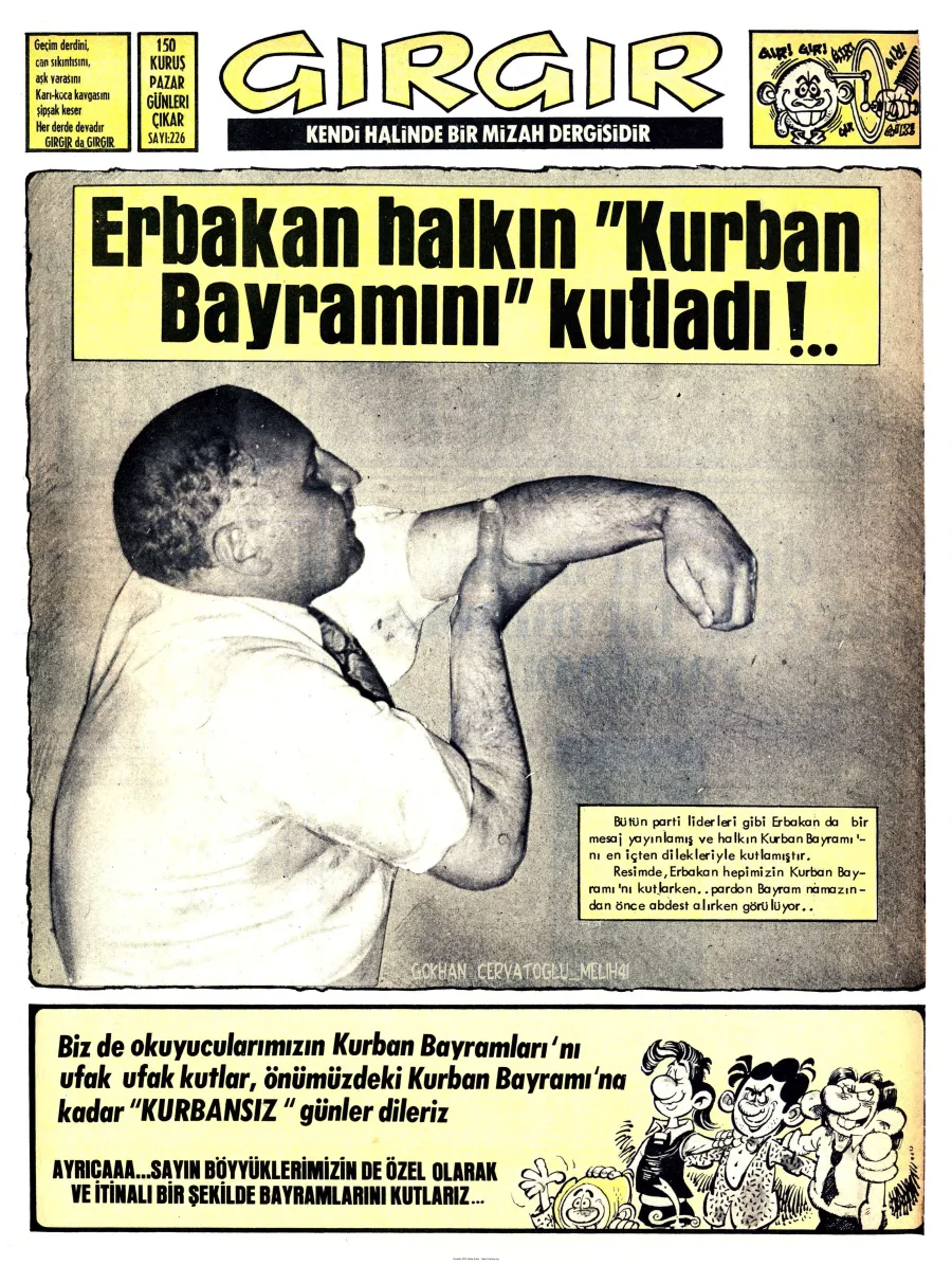 GırGır 1976 Sayı 226 kapak görseli