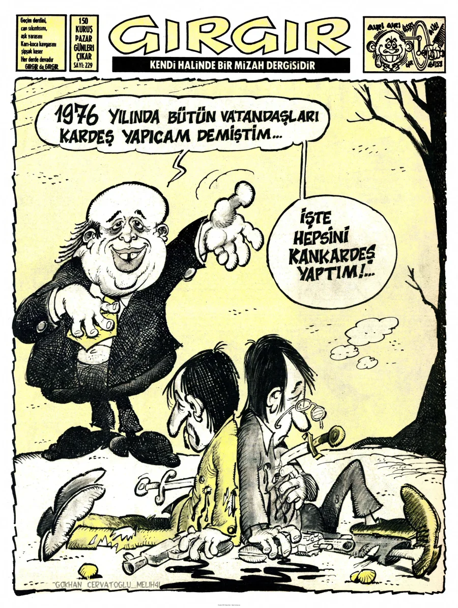 GırGır 1976 Sayı 229 kapak görseli
