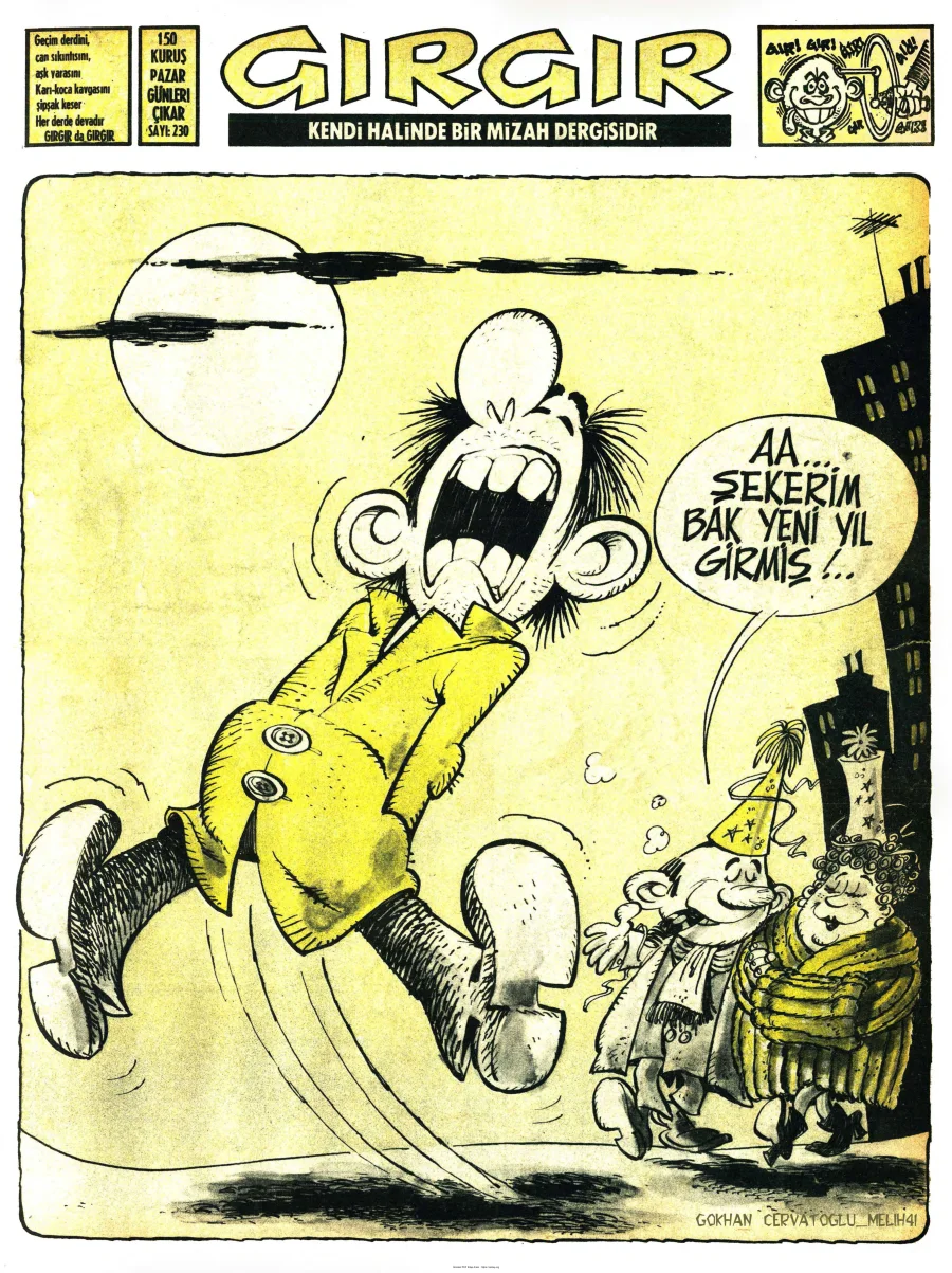 GırGır 1977 Sayı 230 kapak görseli