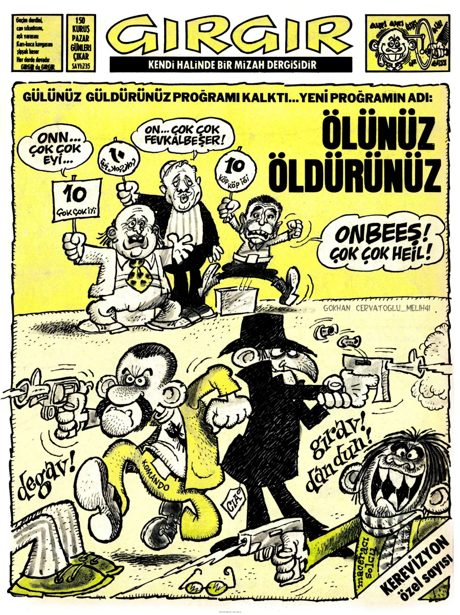 GırGır 1977 Sayı 235 kapak görseli