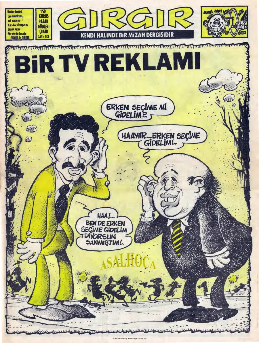 GırGır 1977 Sayı 238 kapak görseli