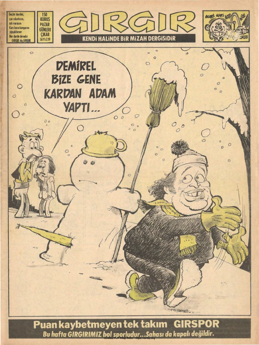 GırGır 1977 Sayı 239 kapak görseli