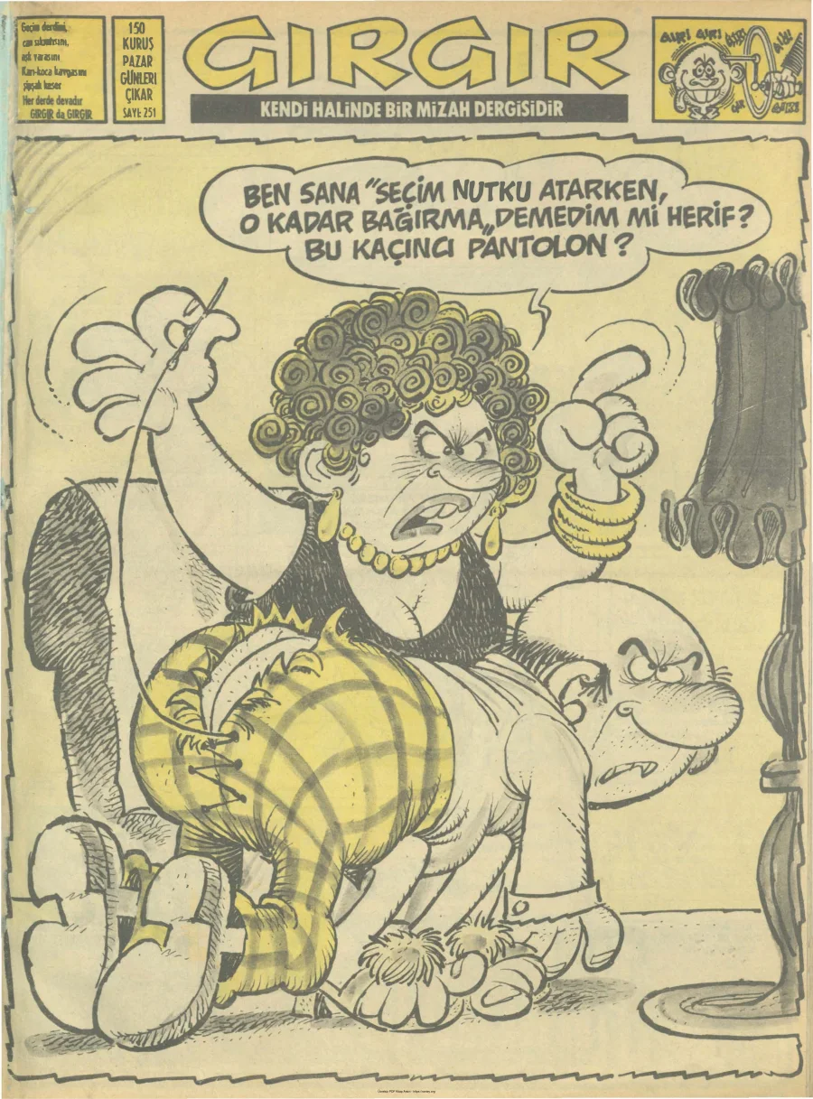 GırGır 1977 Sayı 251 kapak görseli