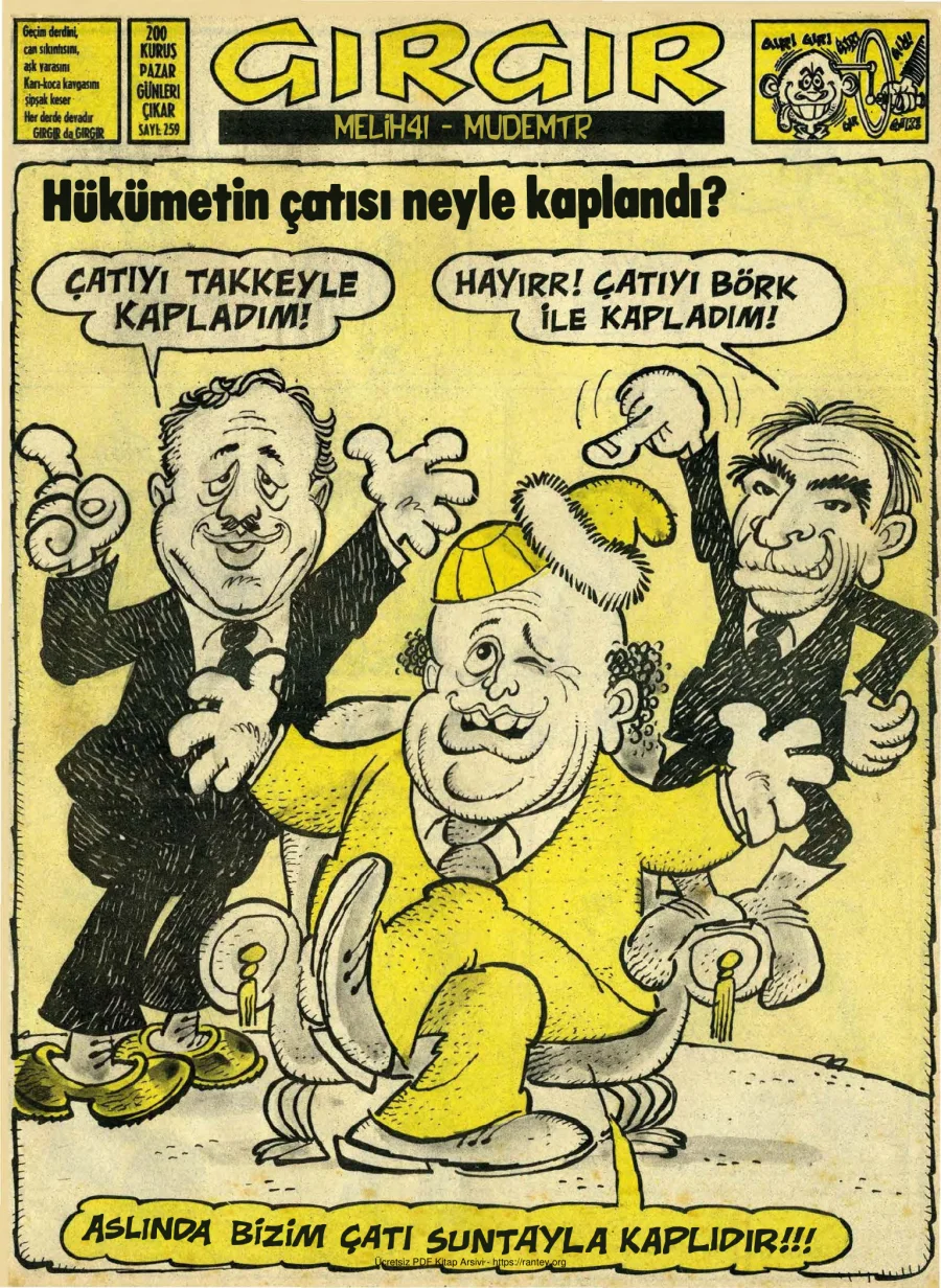 GırGır 1977 Sayı 259 kapak görseli