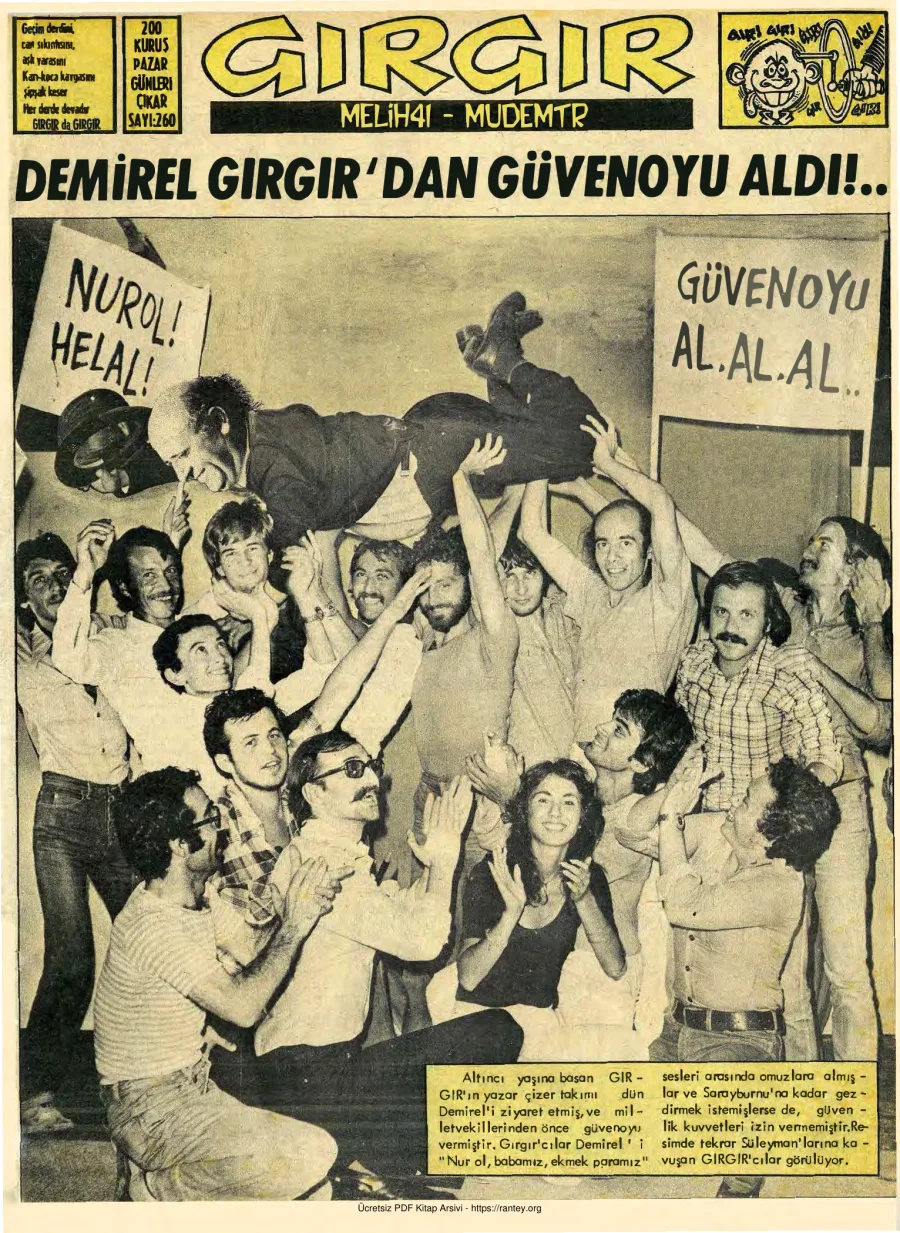 GırGır 1977 Sayı 260 kapak görseli