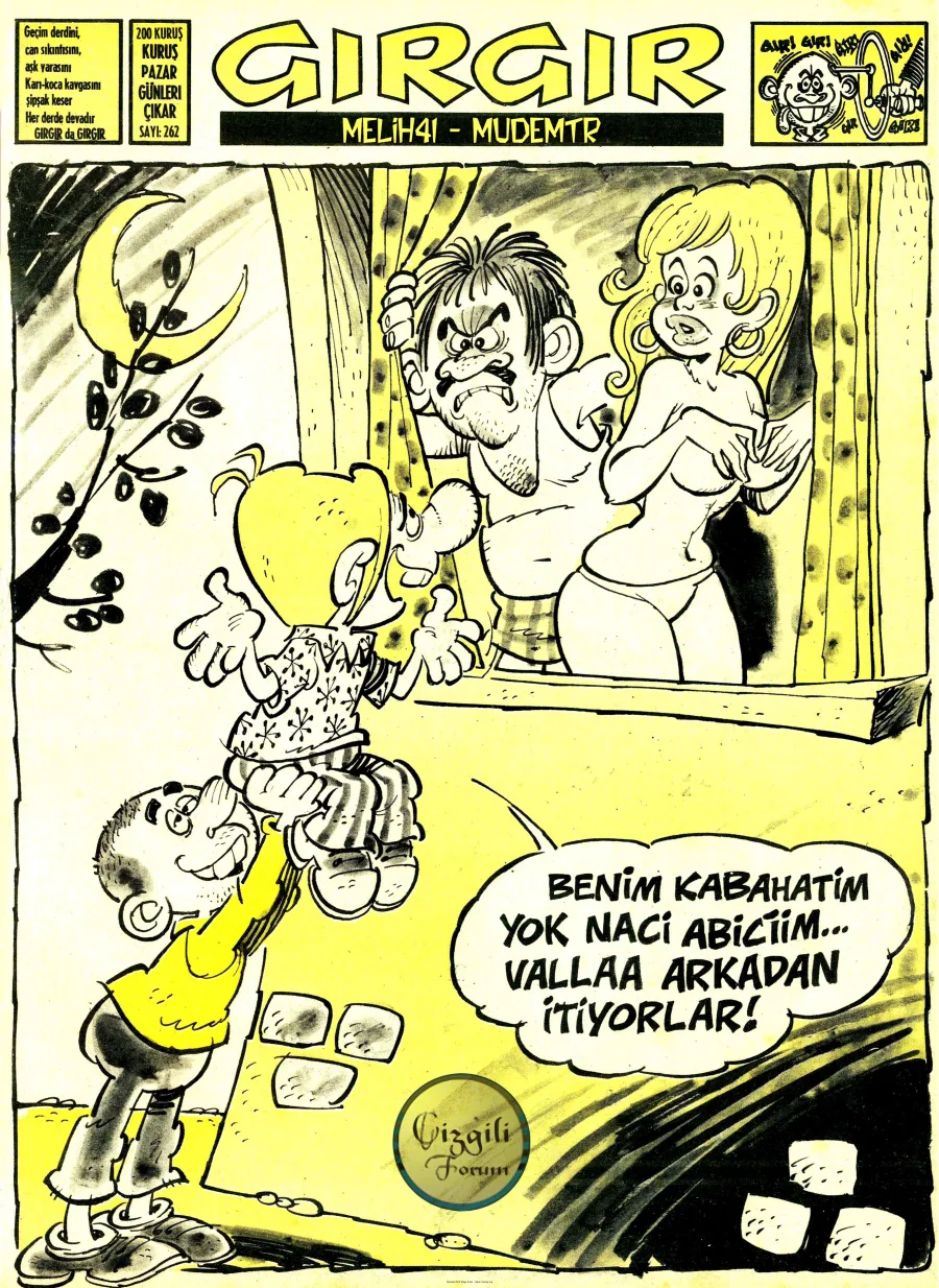 GırGır 1977 Sayı 262 kapak görseli