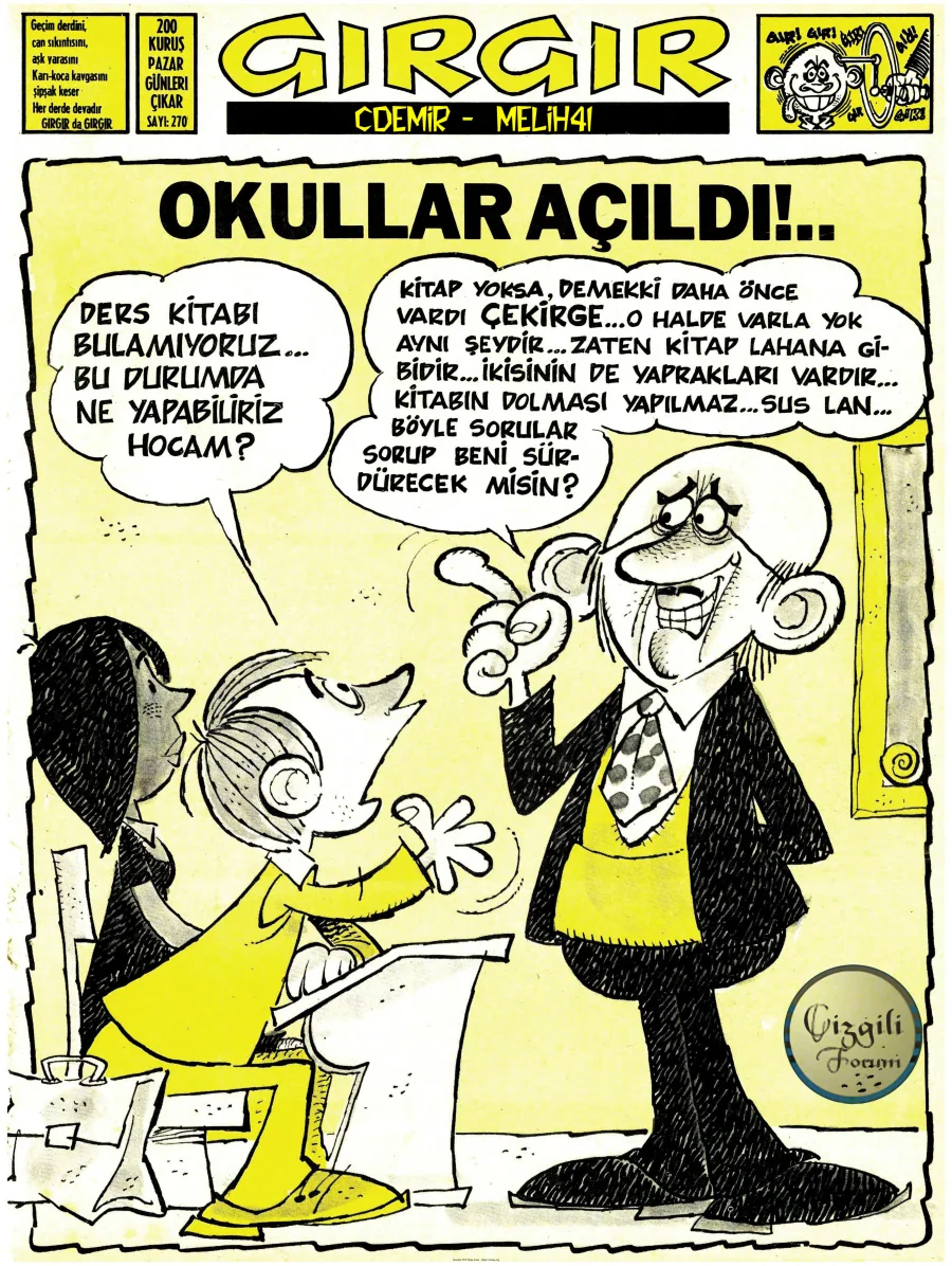 GırGır 1977 Sayı 270 kapak görseli