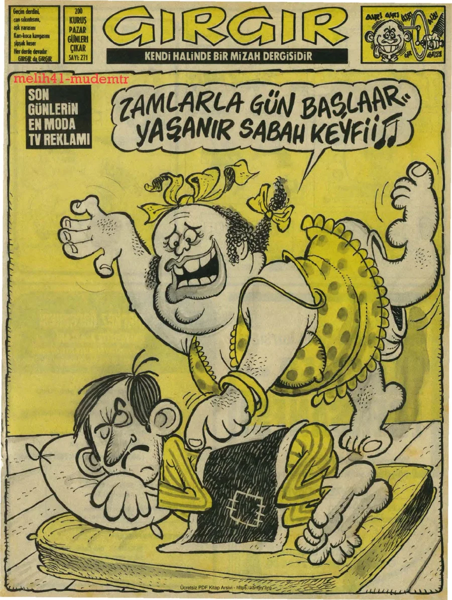 GırGır 1977 Sayı 271 kapak görseli