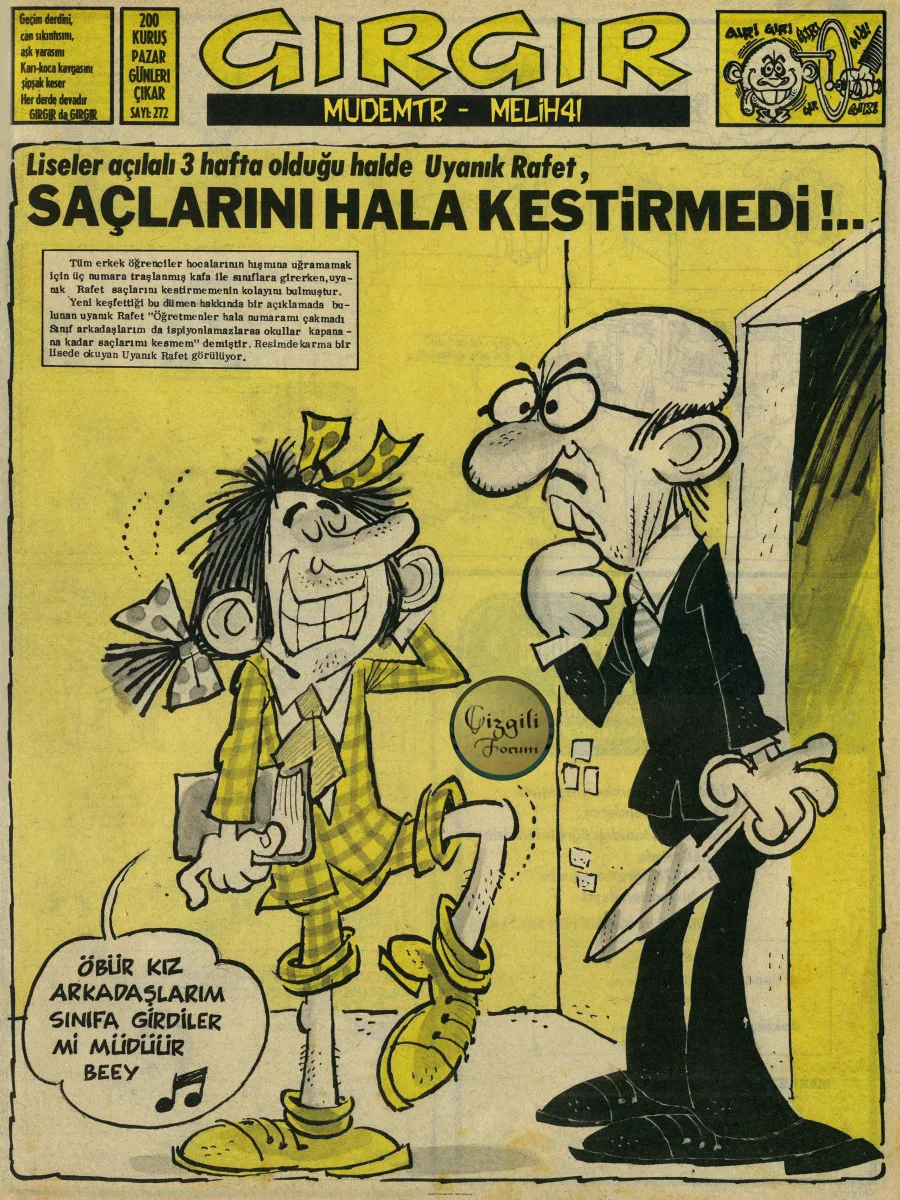 GırGır 1977 Sayı 272 kapak görseli