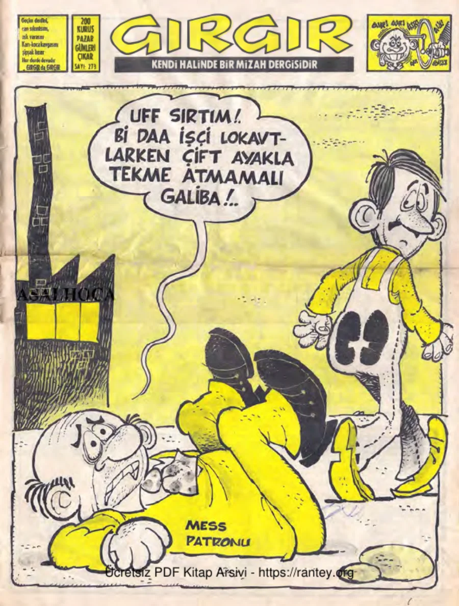 GırGır 1977 Sayı 273 kapak görseli