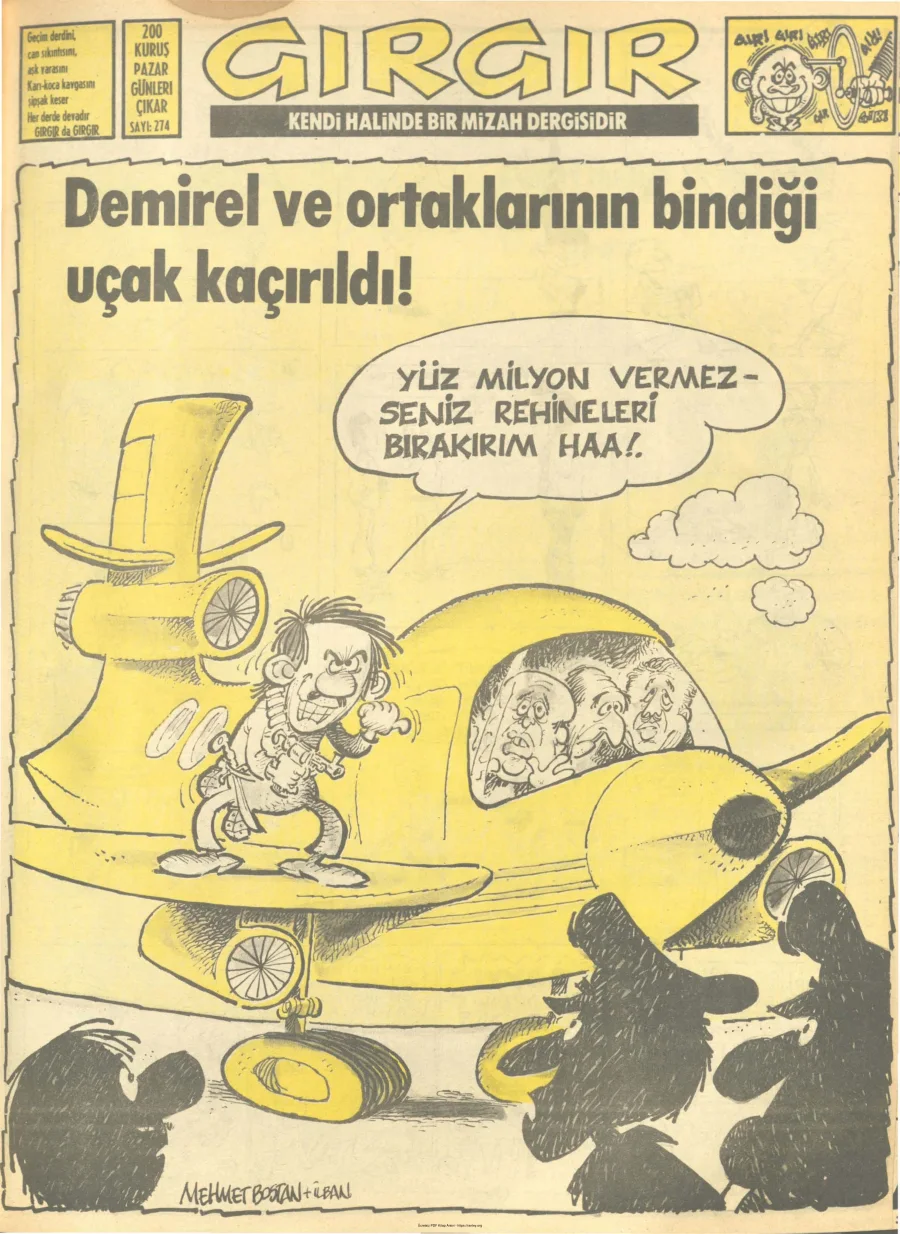 GırGır 1977 Sayı 274 kapak görseli
