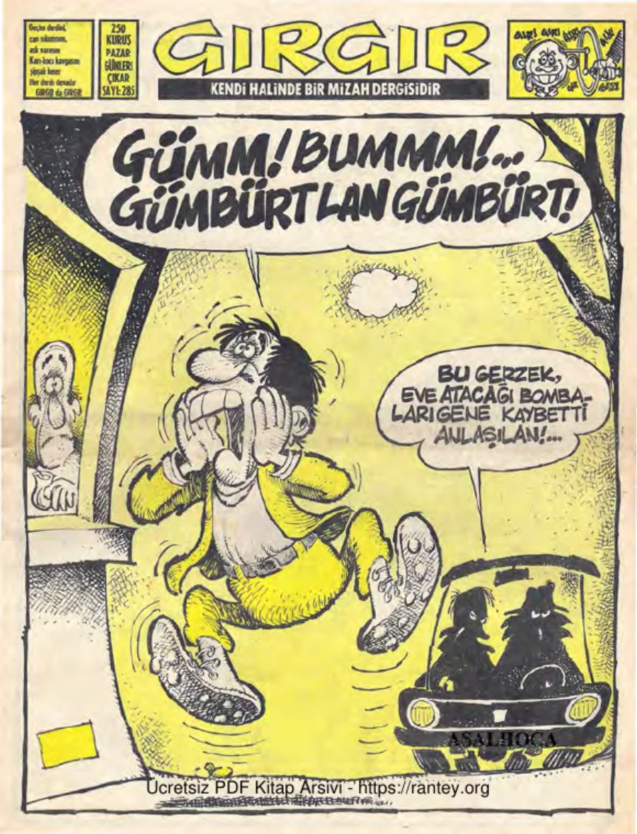 GırGır 1978 Sayı 285 kapak görseli