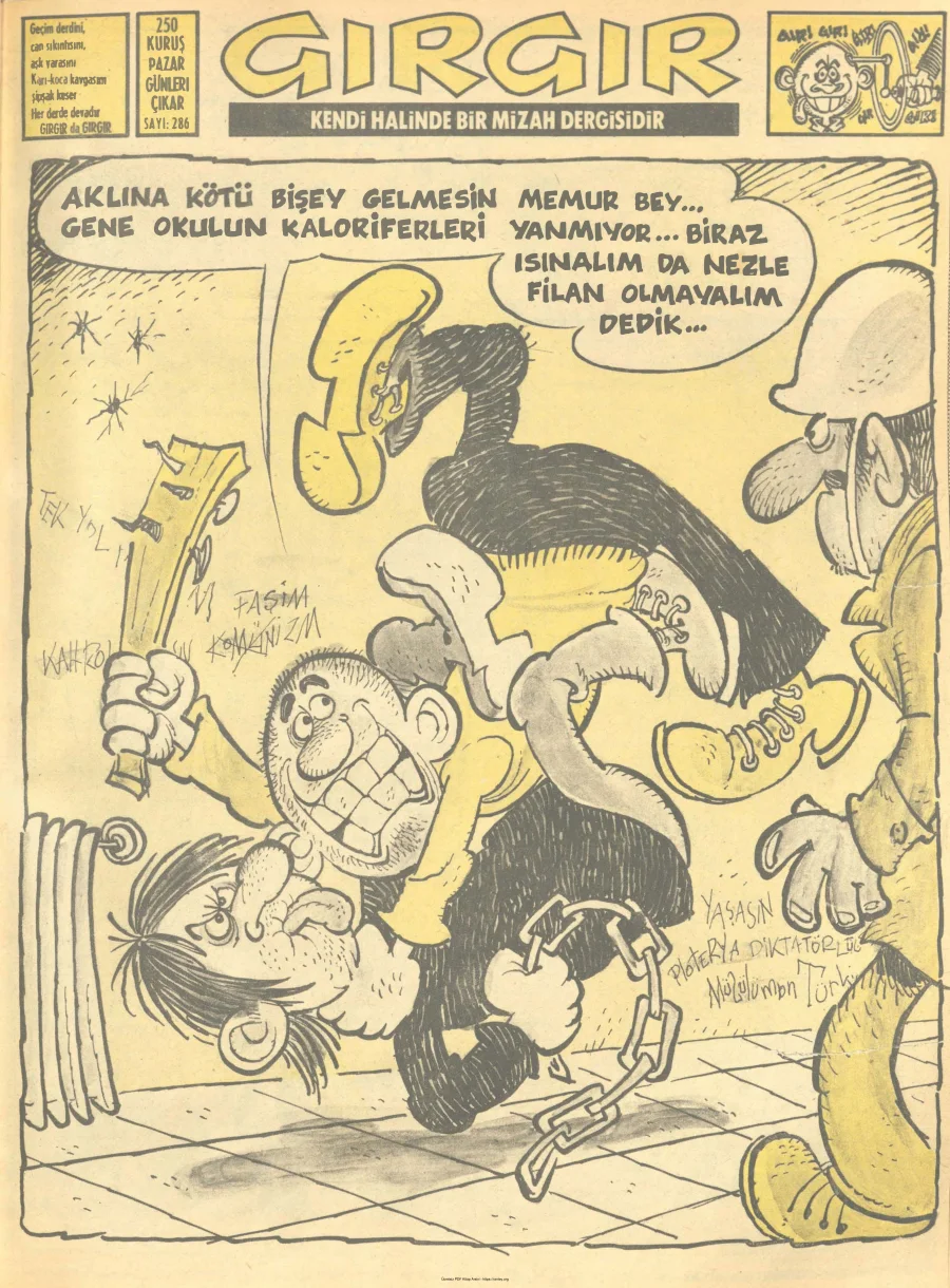 GırGır 1978 Sayı 286 kapak görseli