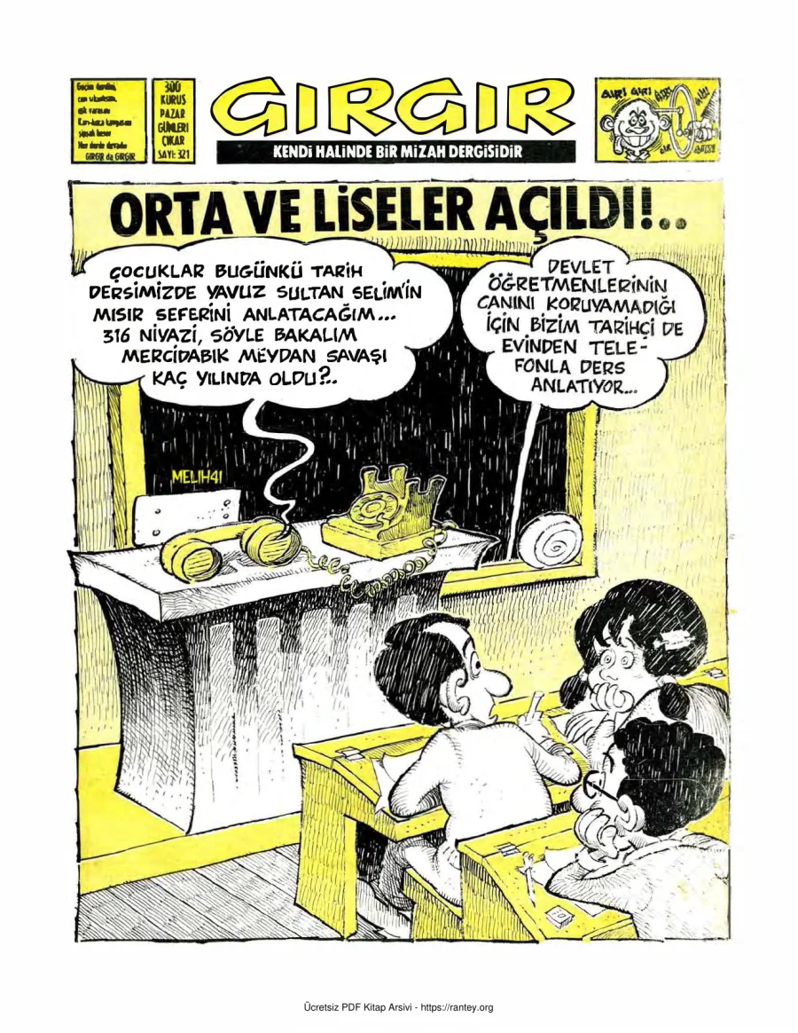 GırGır 1978 Sayı 321 kapak görseli