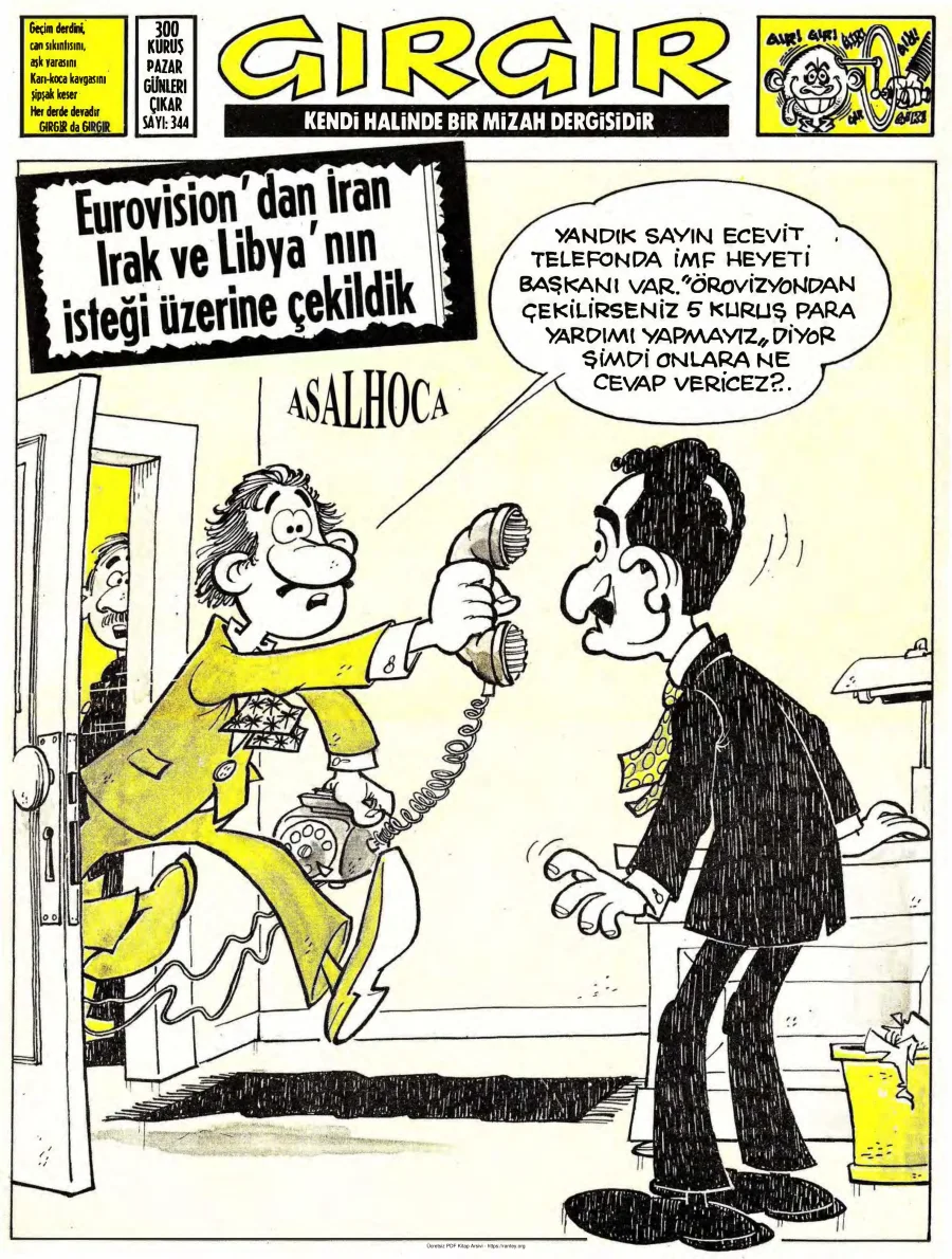 GırGır 1979 Sayı 344 kapak görseli