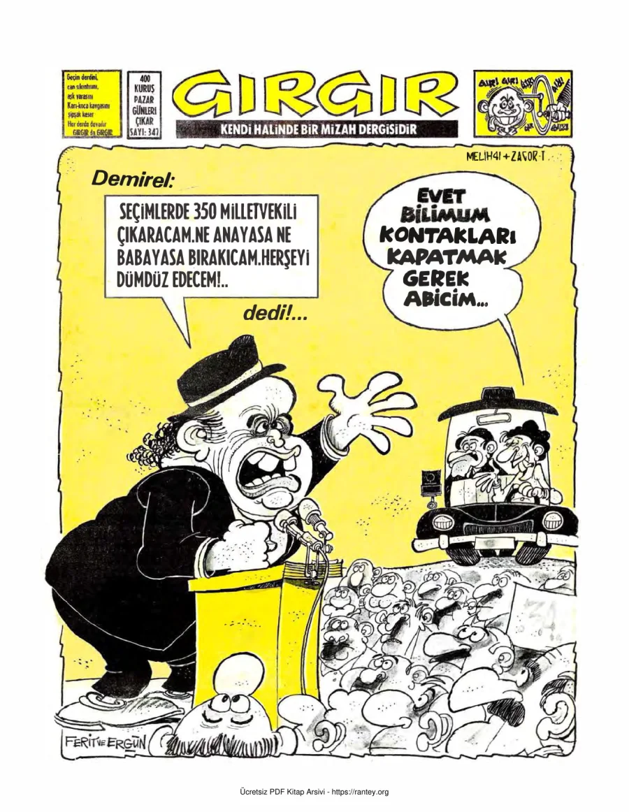 GırGır 1979 Sayı 347 kapak görseli