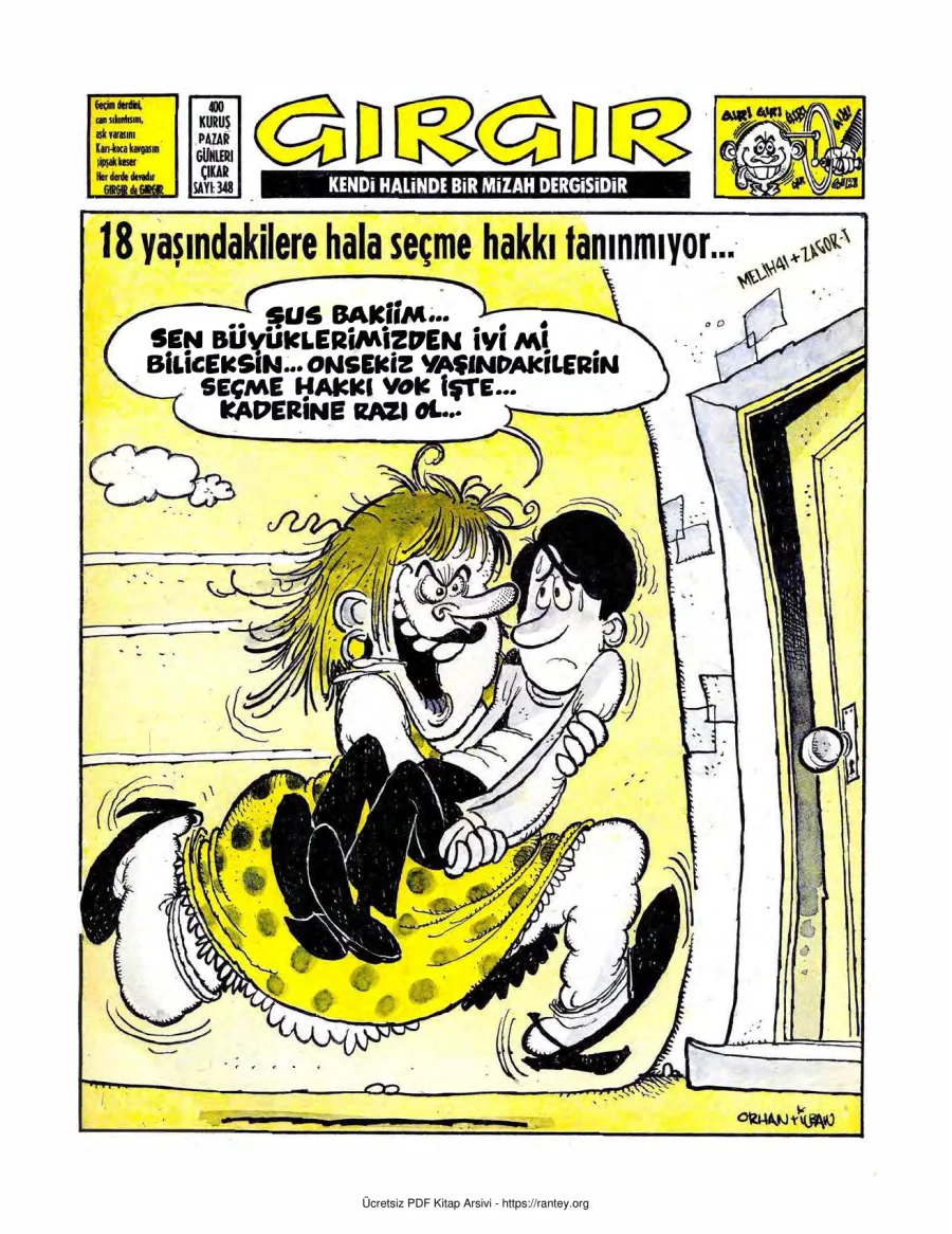GırGır 1979 Sayı 348 kapak görseli