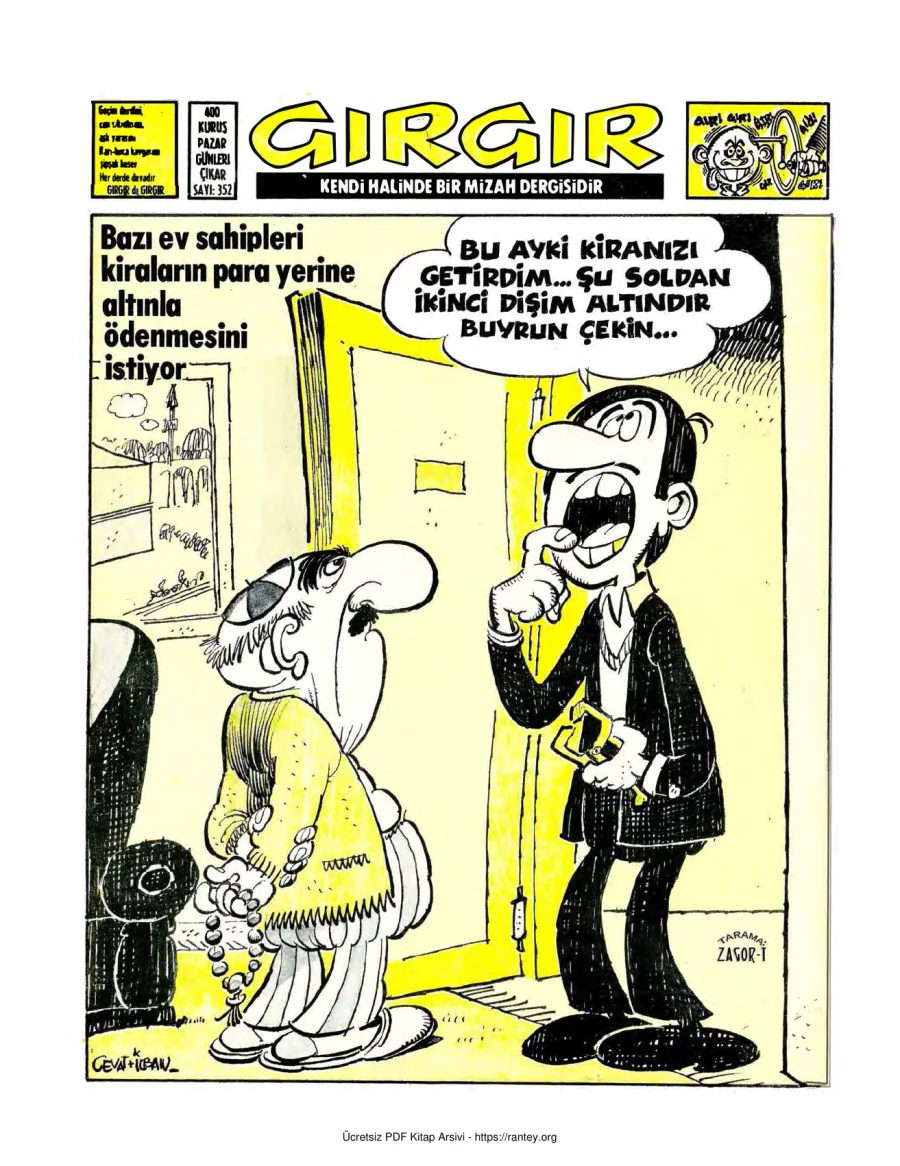 GırGır 1979 Sayı 352 kapak görseli