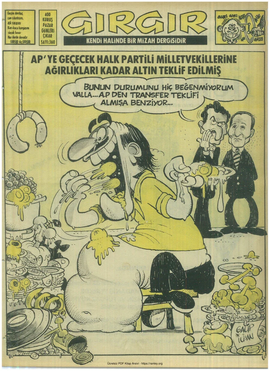 GırGır 1979 Sayı 360 kapak görseli