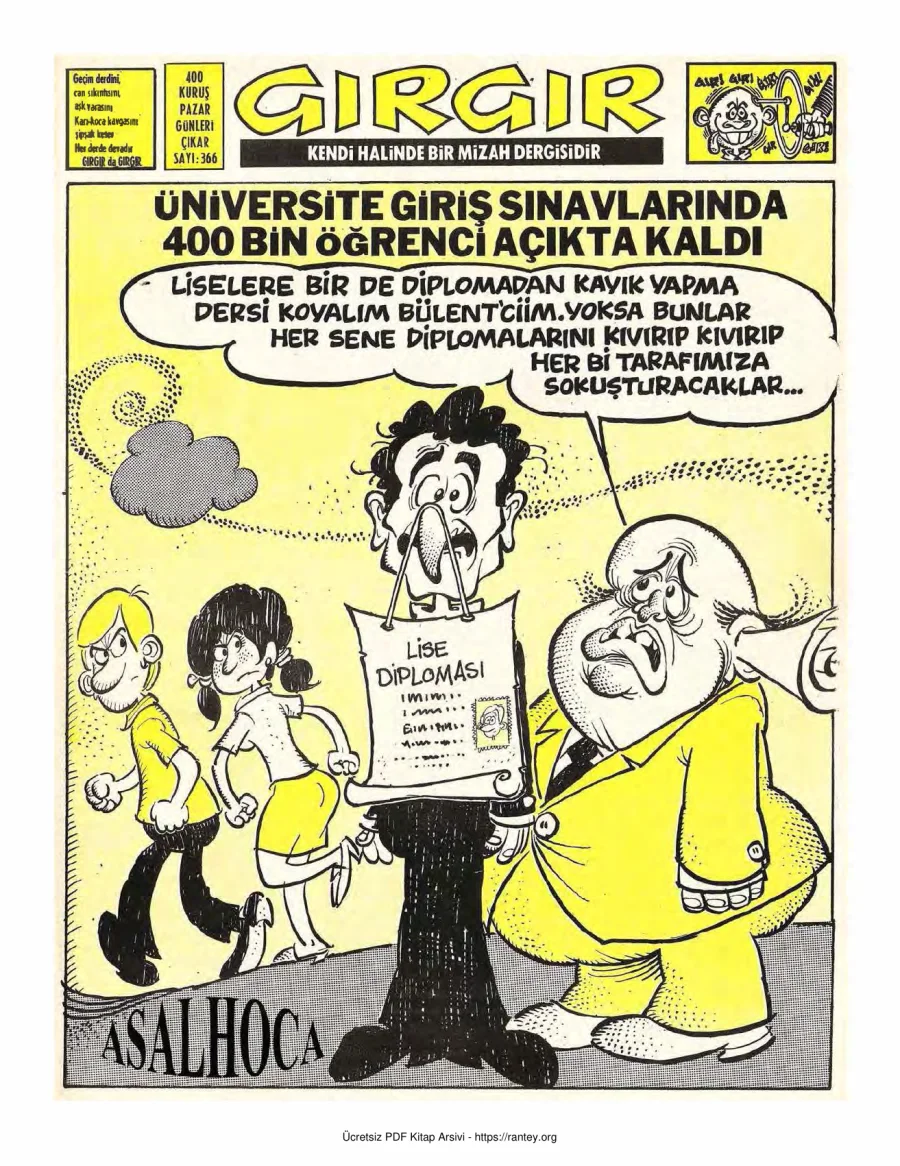 GırGır 1979 Sayı 366 kapak görseli