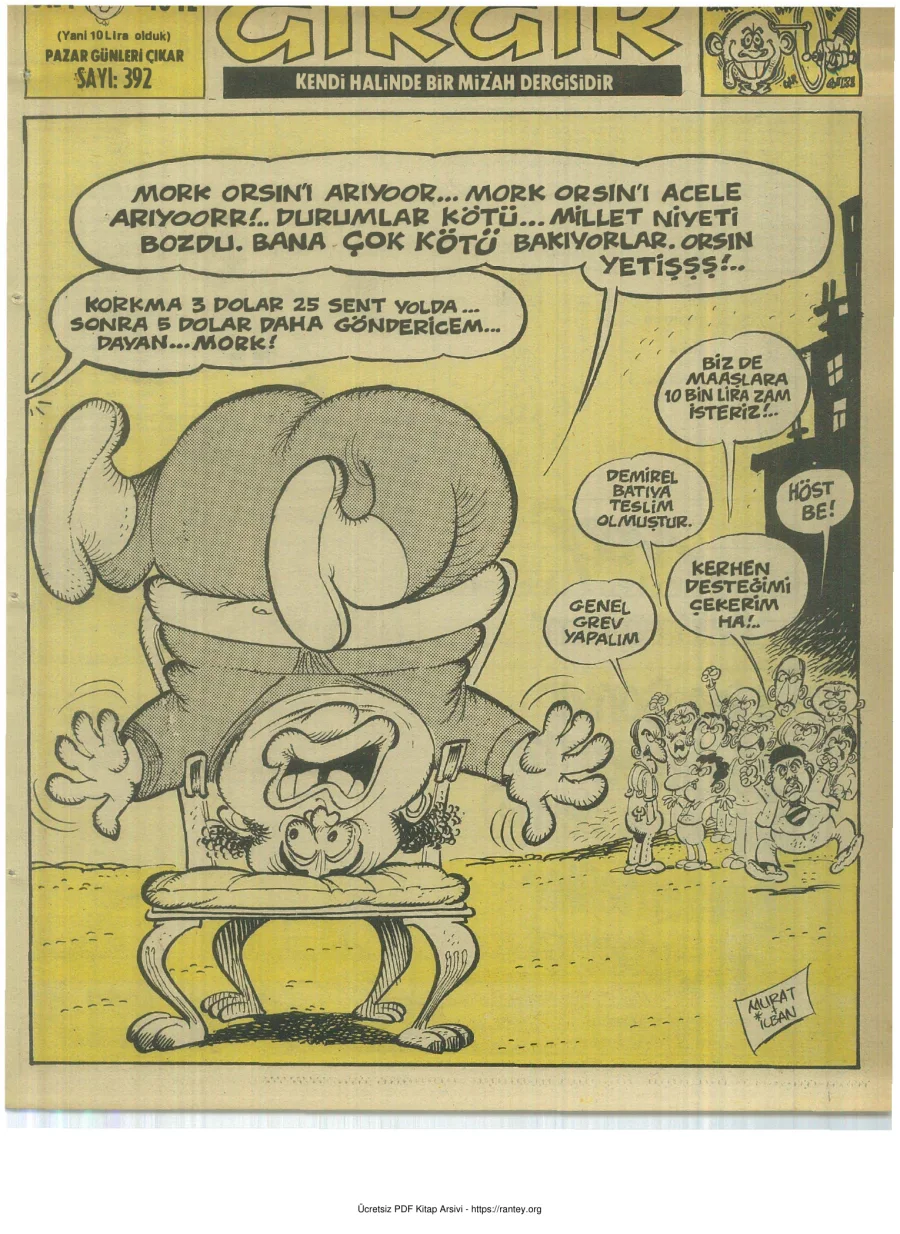 GırGır 1980 Sayı 392 kapak görseli